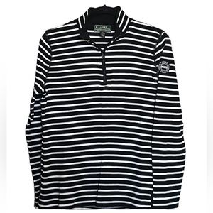Ralph Lauren Black Striped Top 100% Cotton XL